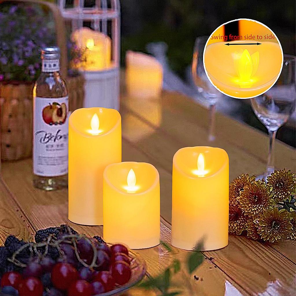Remote-Controlled LED Candle: USB Rechargeable Flickering Lights for Weddings, Restaurants, Concerts, or Romantic Settings