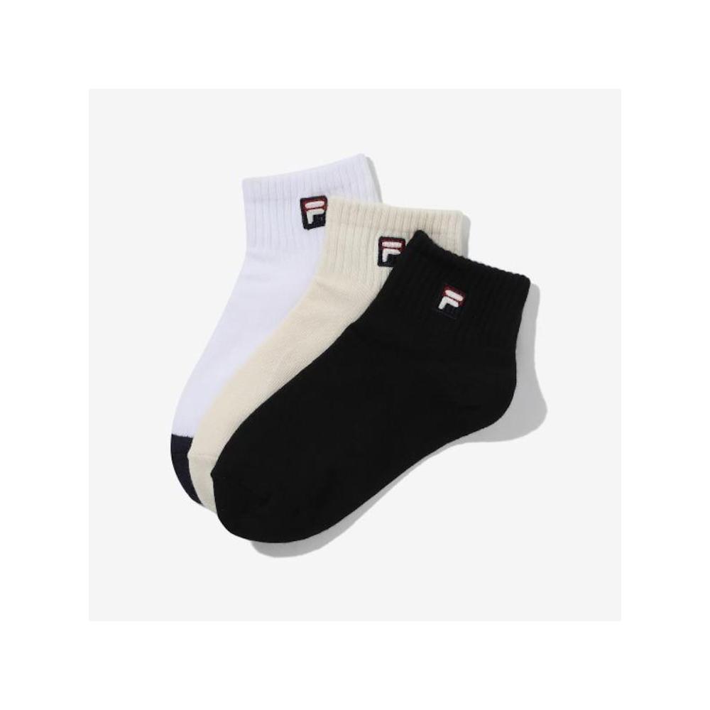 

[fila Kids] Kids 3 Pack Short Socks Fk3scf5372x Blk q0zFk3scf5372xBlk BLACK/150