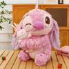 Sakura Pink Stitch Plush Toy with Flowers - Valentine's Day Gift for Girls