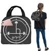 Sigil Of Lilith Altar Cloth Insulated Lunch Bag for Women Children Portable Food Boxes Thermal Lunch Box Tote