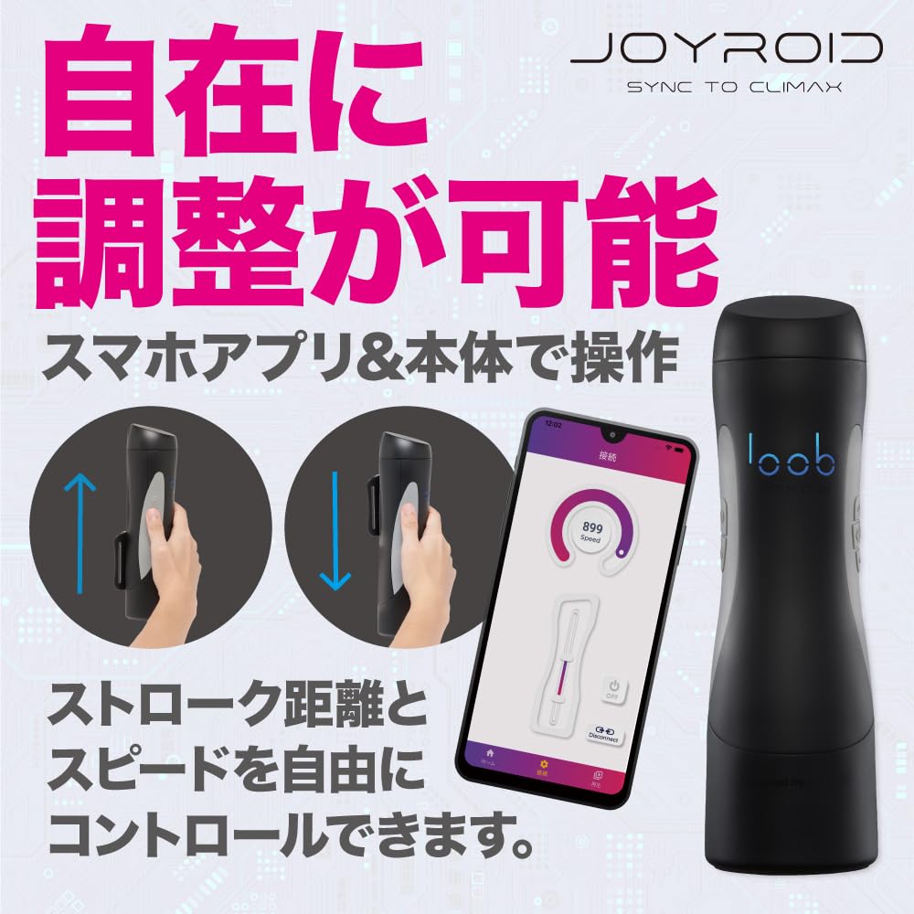 Advanced Masturbator Realistic JOYROID First Joyroid Electric Masturbator Loob Masturbator Drive Device Synchro Real Masturbator Made of Soft Material
