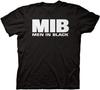 Men In Adult Unisex MIB Logo Light Weight 100% Cotton Crew Men T Shirt