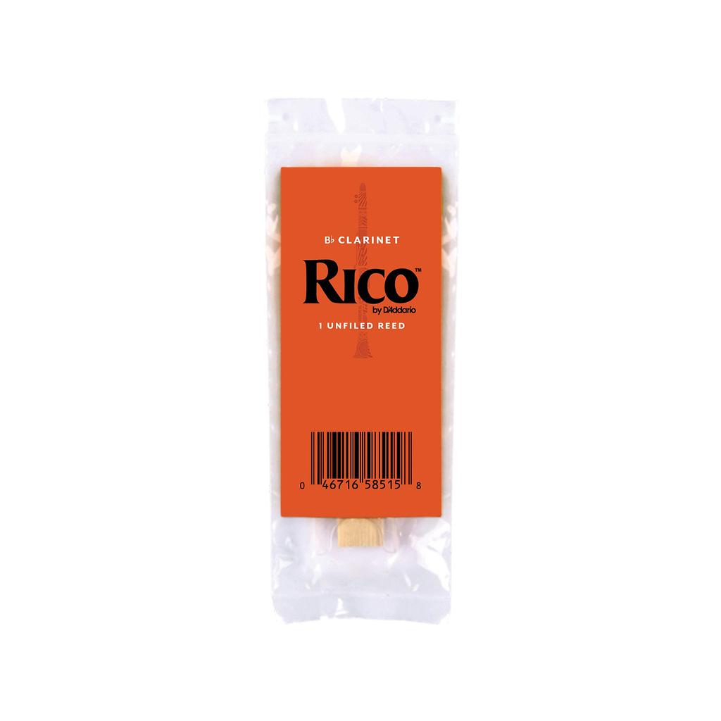 WoodWinds Reed for Bb Clarinet RICO 50 Pieces D'Addario D'Addario RCA0130-B50 [Hardness 3.0] (individually Wrapped) []