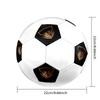 1PC Tiger Shield Emblem Soccer Ball Size 5 Football Machine Sewn Indoor/Outdoor Universal Football Surprise Collection N74