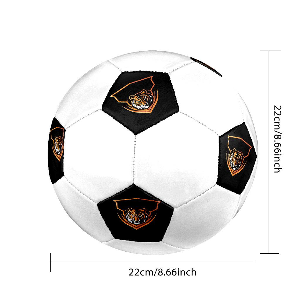 1PC Tiger Shield Emblem Soccer Ball Size 5 Football Machine Sewn Indoor/Outdoor Universal Football Surprise Collection N74