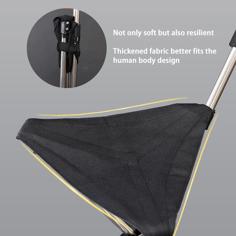 Outdoor Foldable Walking Stick Stool Lightweight with Seats Heavy Duty Steel Walking Stick for Elderly Disabled Hiking Poles