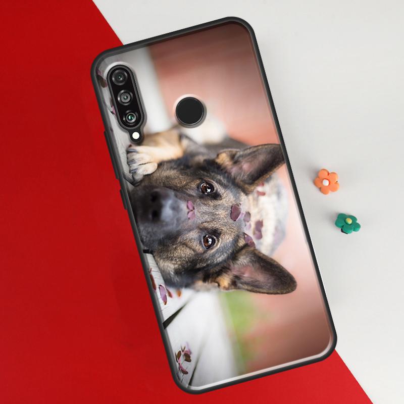 German Shepherd Dog Case For Honor 50 8X 9X 10i Cover For Huawei P30 P40 Lite P50 P20 Pro P Smart 2019 Nova 5T