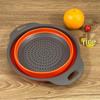 Expandable Silicone Colander and Wash Basin: Multifunctional, Foldable Rinsing Basket