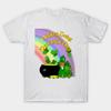 Men Black Print T-shirt Happy Saint Patrick’S Day Oliver No-Cut Transfer Paper Print Cotton Tshirt
