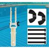 Chlor-Tablettenhalter Weißer Spender für 3-Zoll-Tabletten Poolreinigung Zubehör Tablettenbefestigungsstange für Schwimmbäder