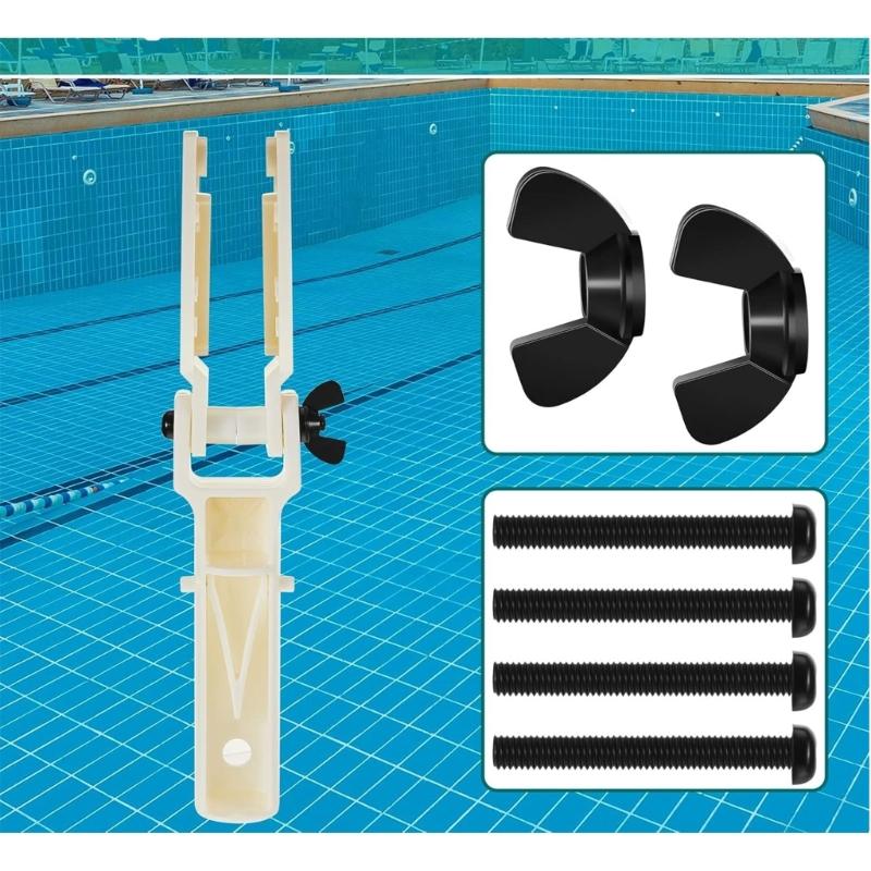 Chlor-Tablettenhalter Weißer Spender für 3-Zoll-Tabletten Poolreinigung Zubehör Tablettenbefestigungsstange für Schwimmbäder