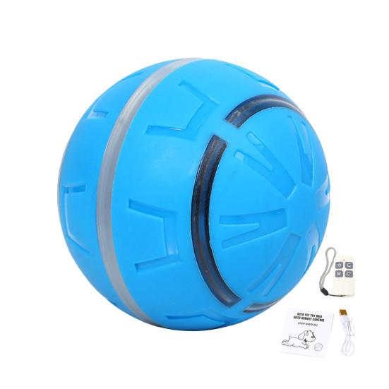 Electric Rolling Ball Dog Toy Smart Automatic Bouncing Ball with LED Light Interactive Touch Activation Moving Ball Toy for Small Medium Dogs