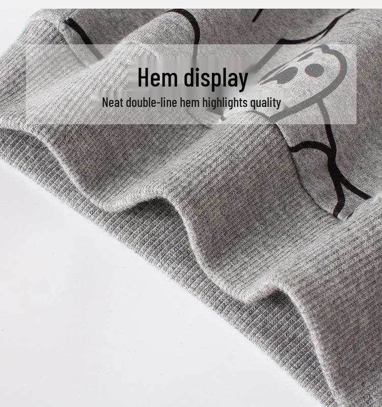 Kinder Bären Sweatshirt - Herbst/Winter Rundhals Reiner Baumwoll Pullover für Jungen