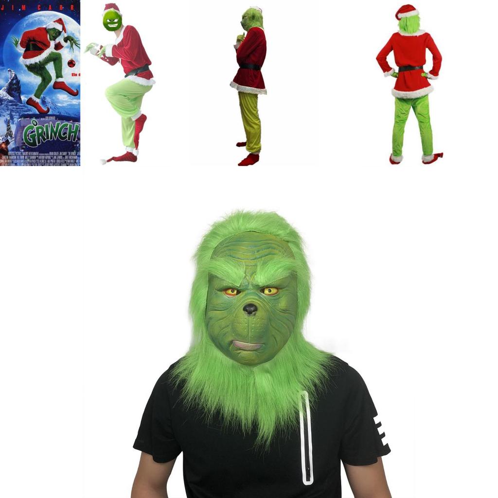 Movie-grade Grinch Cosplay Costume For Halloween Cosplay Events