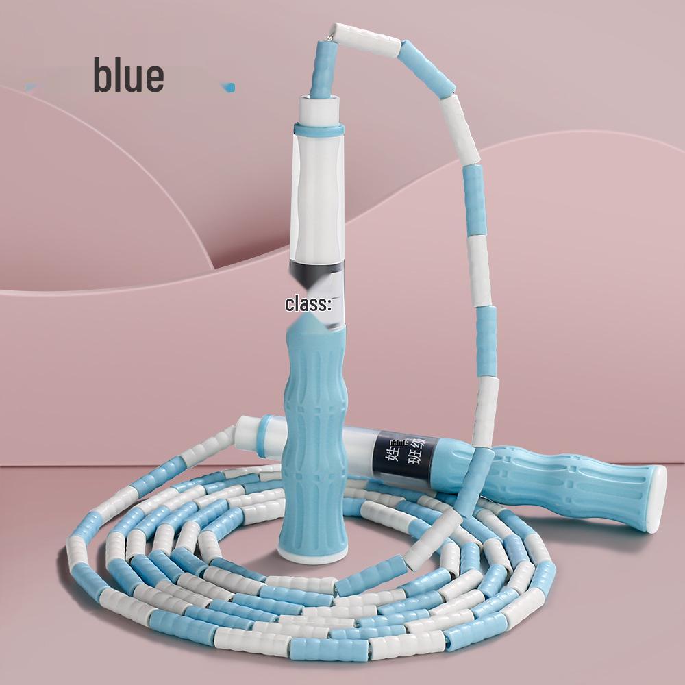 Adjustable Bamboo Jump Rope for Kids - Primary School & Kindergarten Beginner Special