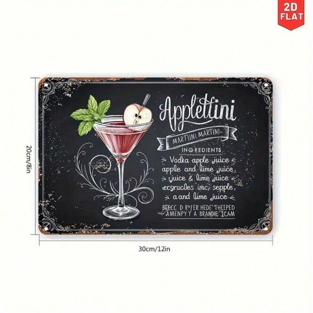 Metal Sign Wall Art 20x30 cm Vintage Tin Plate Home Decor