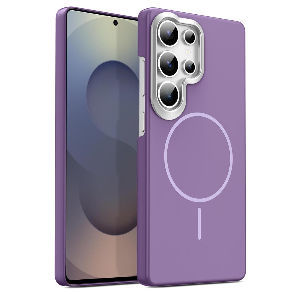 Simple Hard PC Magnetic For Magsafe Case For Samsung Galaxy S25 S24 S23 S22 Ultra A32 A52 A23 A33 A53 A14 A24 A34 A56 A36 Cover