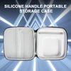 Protective Case with Silicone Handle Shock-proof Mesh Pocket Dirt-resistant Storage Bag Carrying Case for Apple TV 7