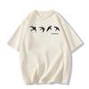 Women's Plus Size Pure Cotton White Short Sleeve T-Shirt - 2025 Design with Straight Shoulder and Half Sleeves