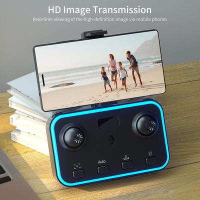 Remote Control Mini Drone with Dual Camera 4K Foldable Headless Drone with Optical Flow Positioning