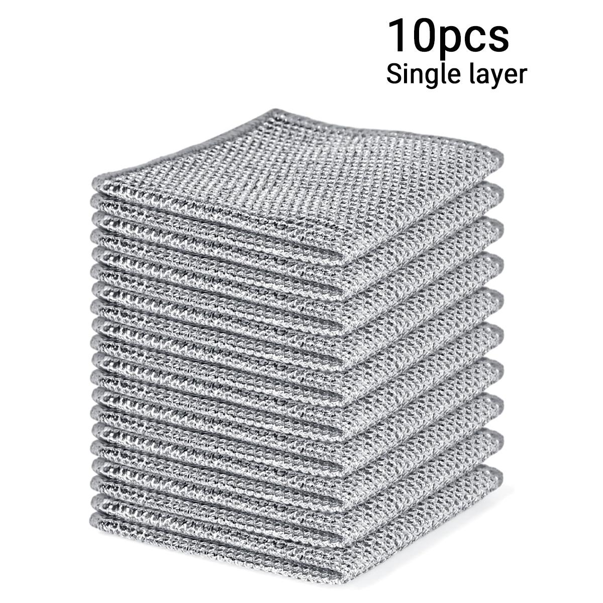 

10/30/60pcs kitchen cleaning steel wool, multifunctional - non-stick, quick-drying suitable for cookware and stoves, reusable.