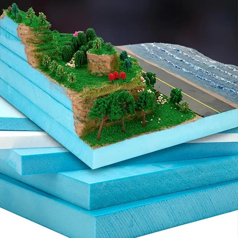 1Pz 30x20cm Lastra di Schiuma ad Alta Densità Materiale per Modelli Fai-da-Te Base per Diorama Blocchi di Schiuma Materiale per Modellismo per Artigianato Modellismo Paesaggistica