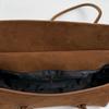 Elegant Suede Tote Bag for Women – Classic Top Handle Handbag with Structured Design and Minimalist Style