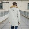 Cinemore 2025 Winter Coat Men's Down Jacket with Pockets, Warm, Drawstring, Hooded, Short Parka Men's 8039