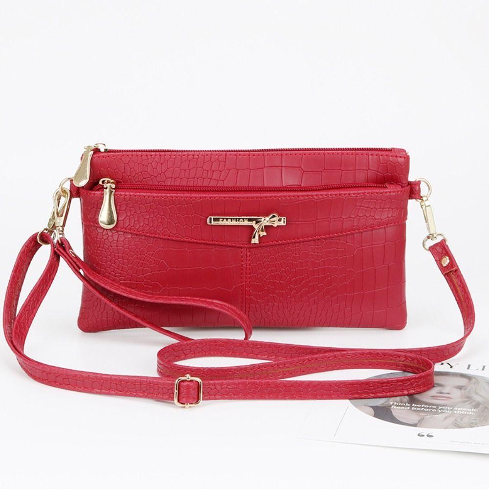 Fashion Money Purse Women Long Wallet PU Leather Leisure Style Shoulder Bag Card Holder Crossbody Bag