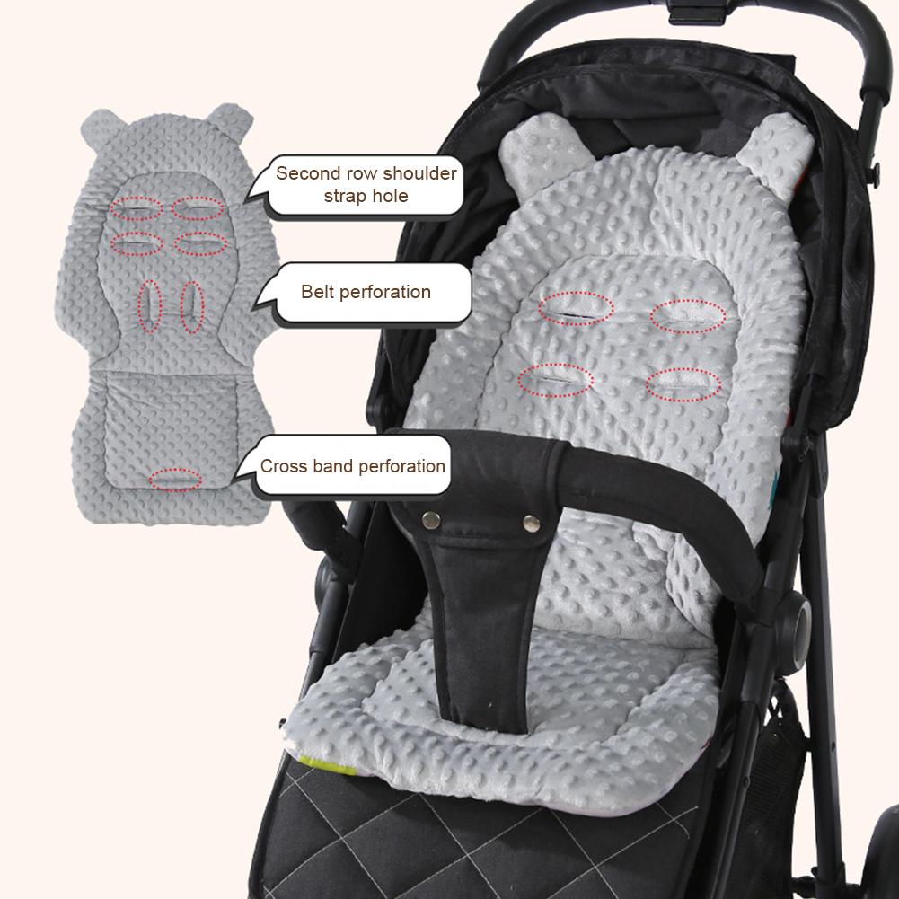 Comfortable Cotton Baby Stroller Pads Four Seasons General Soft Seat Cushion Child Cart Seat Mat Kids Pushchair Cushion