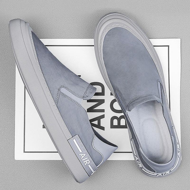 

Мужская обувь 2024 года, осень и зима, новый дезодорант, старая Пекинская тканевая обувь, повседневная парусиновая обувь, мужская обувь Lazy Tide 39 серый