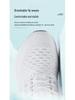 Men's Breathable Coconut Shoes: Large Size, Air Cushion, Shock Absorption, Trendy Running Sneakers.