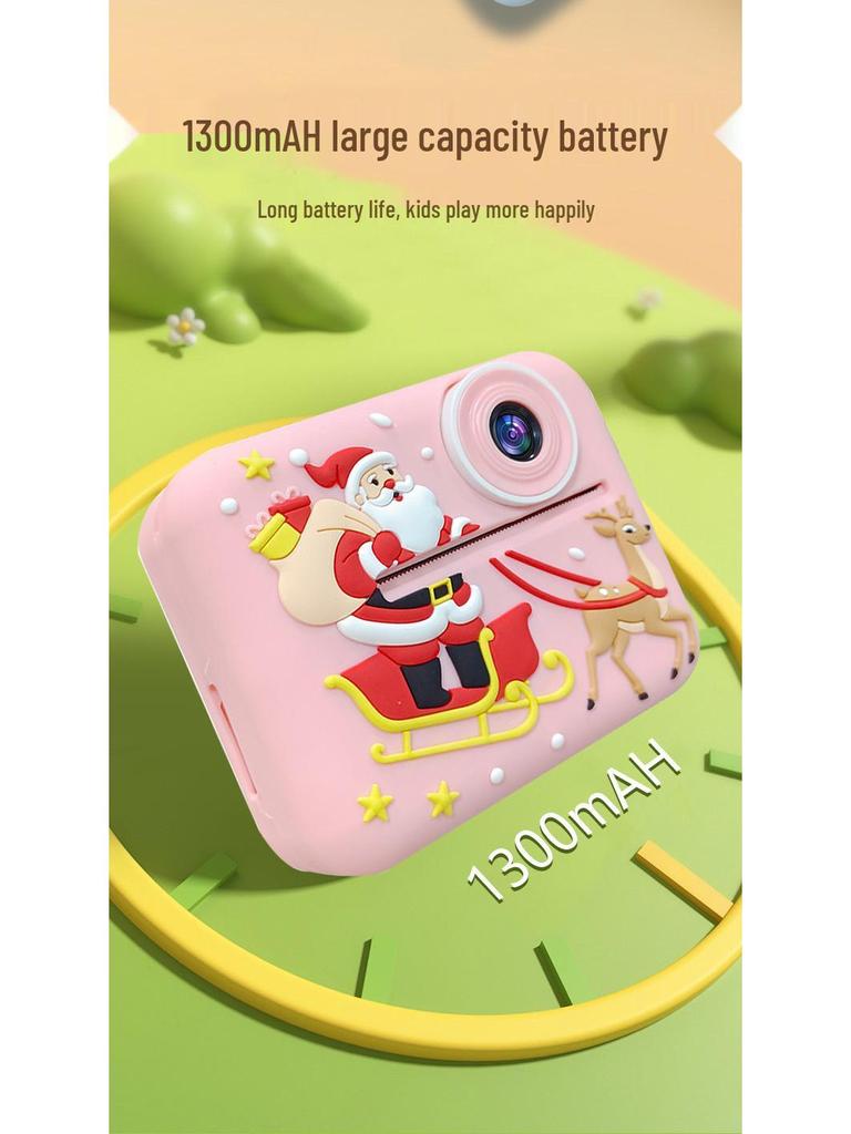 Dual-Lens Unicorn Kids' Camera with Thermal Printing