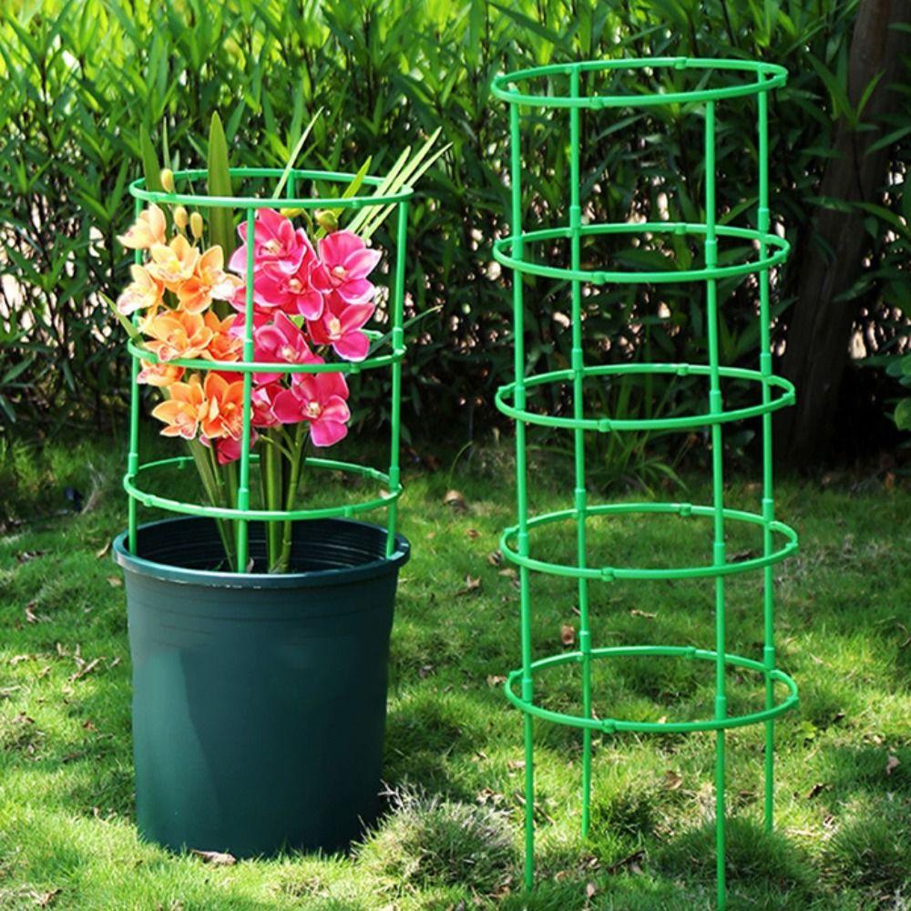 10Layers Plant Support Pile Prevent Lodging Tomato Cages Trellis Indoor Flower Plants