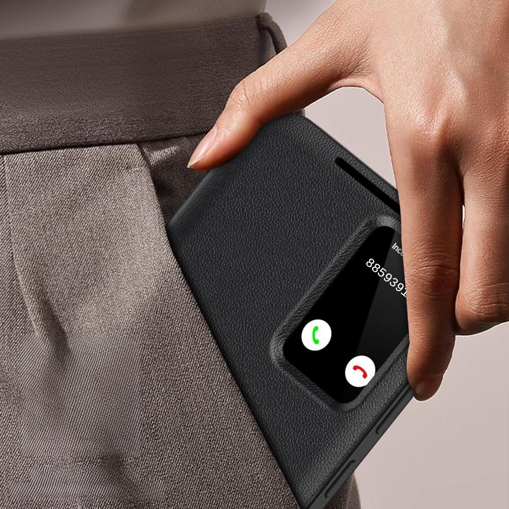 Samsung Galaxy S25 Smart View Wallet Flip Case, Schwarz