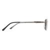 SmartBuy Collection Dune JST-168 008 Rimless Gunmetal Unisex Rectangle Sunglasses UV3 Original