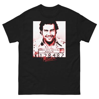 Pablo Escobar Graphic Black T Shirt Unisex Classic Tee
