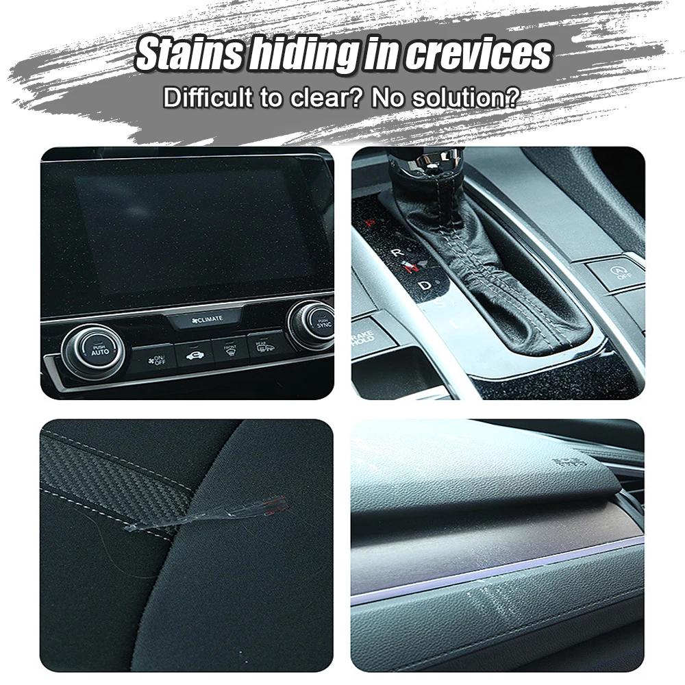 Car Interior Cleaning Tool Air Conditioner Air Outlet Cleaning Brush Car Soft Brush Car Crevice Dust Removal Artifact Brush