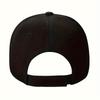 1 lightweight unisex polyester baseball cap with prayer hand and geometric print  adjustable flatbrimmed street style hat