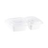 2-Compartment Disposable Meal Prep Containers