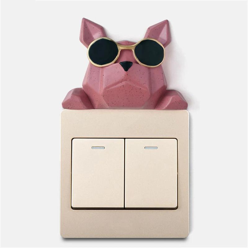 

Modern Creative Stickers 3D Cartoon Wall Stickers Panel Art Home Decoration Light Switch Cover Light Switch Sticker Home Decor