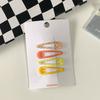 Plaid Print BB Hair Clip Girl Korean Style Simple Fashion Strawberry Floral Side Clip Hair Accessories