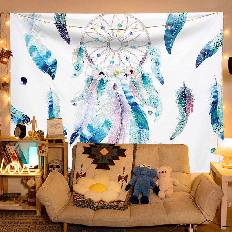 INS Style Bedroom & Dormitory Wall Hanging Cloth – Canvas Poster Decor