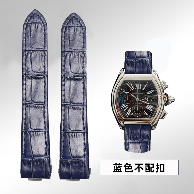 19mm 20mm Pro Cartier Roadster W6206018 W6206017 Řemínek k hodinkám z pravé kůže Pánský Náhradní Řemínek k hodinkám z hovězí kůže Nylonový Pásek na zápěstí