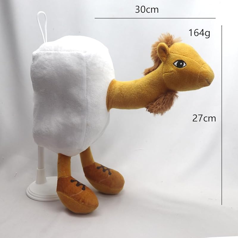 Italian Brainlot Tuntun Tuntun Saful Plush Toy, 30cm Throw Pillow, Soft, Cute, and Fun, Room Decor, Figurine, Kids' Holiday Gift, Toy (J)