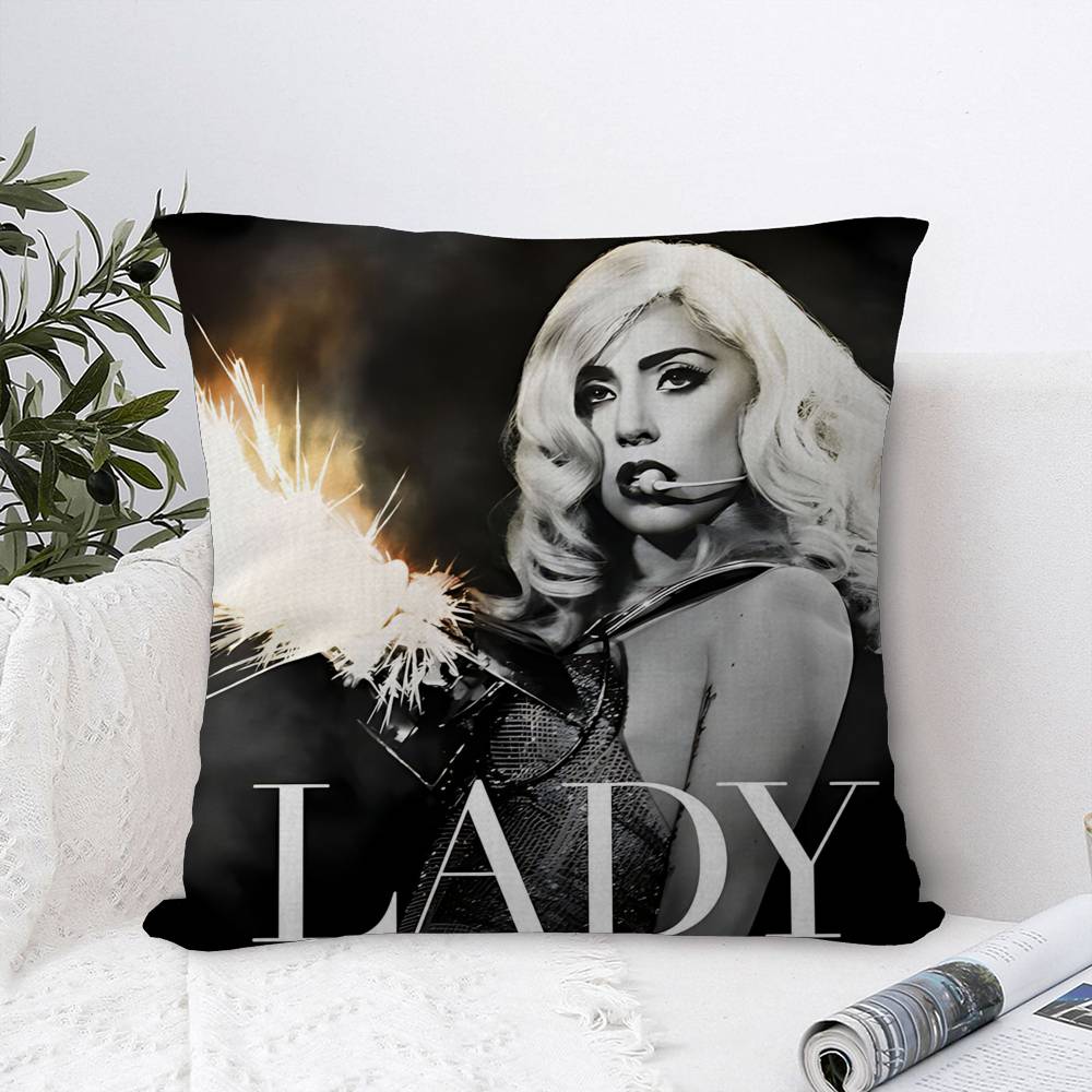 Caldo L-Lady Cantante G-Gaga Cuscino Regali Arredamento Ufficio Casa Camera da Letto Divano Copricuscino Auto Custodia 45x45cm