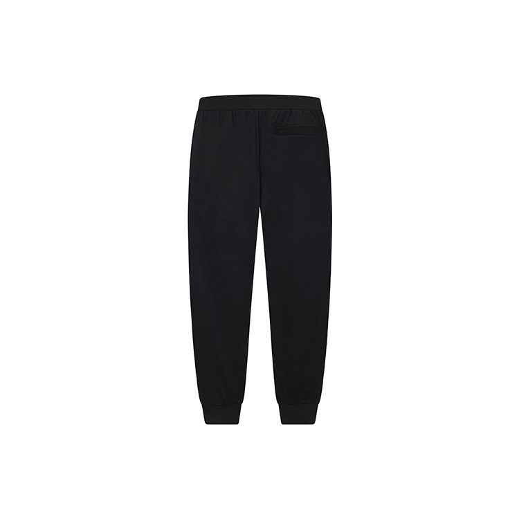 Fila 2023 Summer Basic Casual Knitted Long Pants Men Bottoms Black F11M329604F-BK