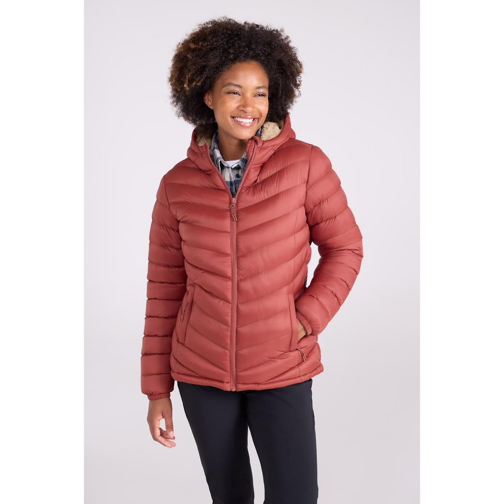 Mountain Warehouse Womens/Ladies Faux Fur Lined Padded Jacket