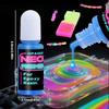 Thick Resin Coloring Pigment High Concentration UV Stable Dye with Cap Bottle 10ML Capacity Suitable for Art