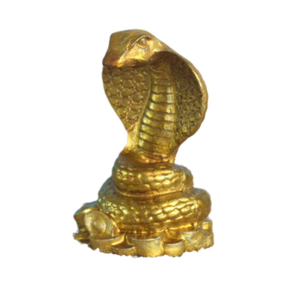 

2025 год змеи фигурка имитация змеи украшения стиль настольная статуэтка животного удачи J8Z2 Golden-1pcs